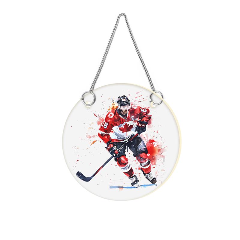 Hockey Player Suncatcher