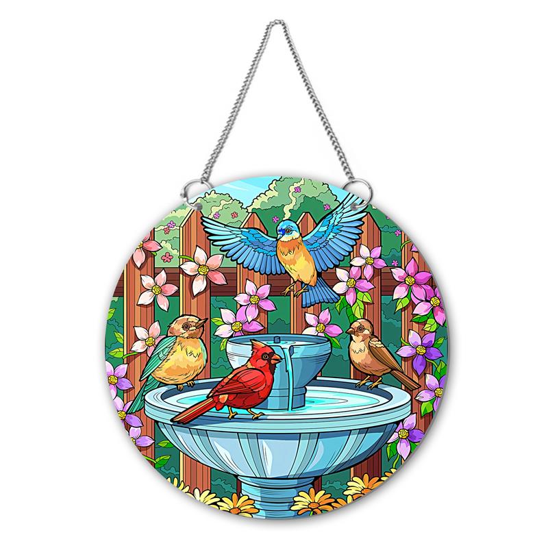 Bird Bath Suncatcher