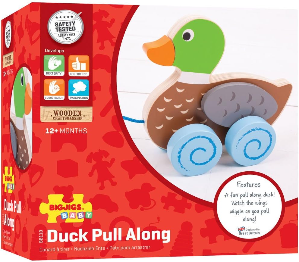 Pull Along Duck by Big Jigs Toys