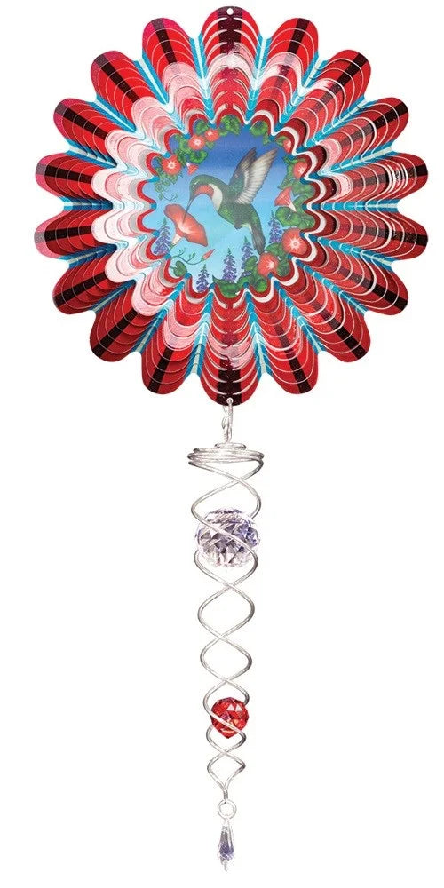 Spinfinity Wind Spinner-Animated Hummingbirds