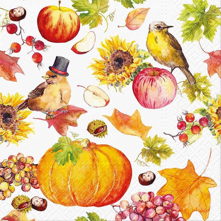 Pumpkin Land Luncheon Napkin