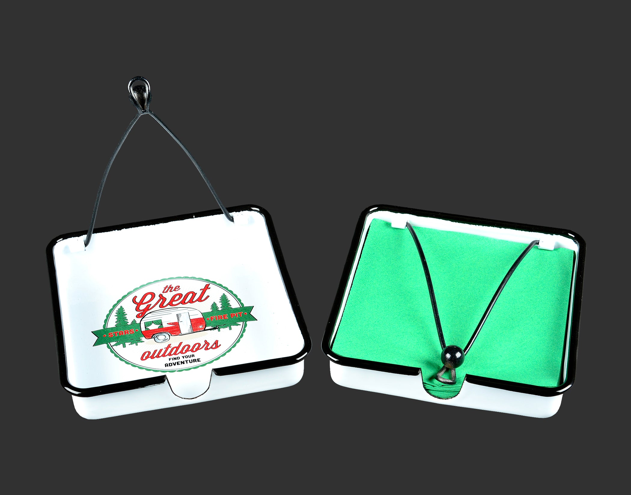 Great Outdoors Enamel Napkin Holder