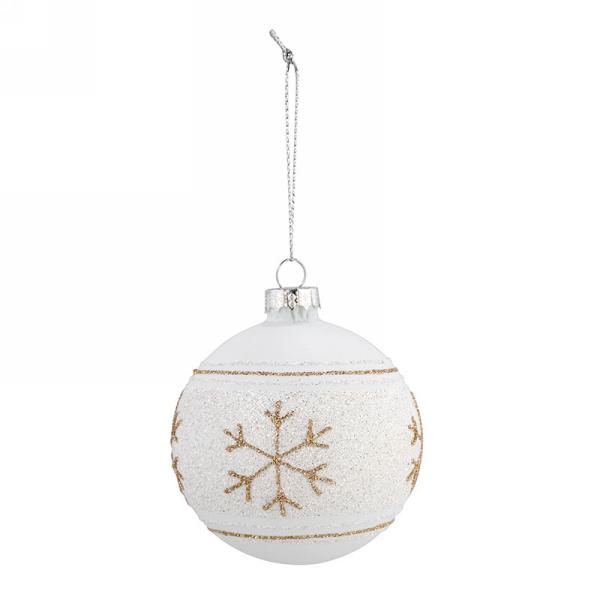 White and Gold Ornament