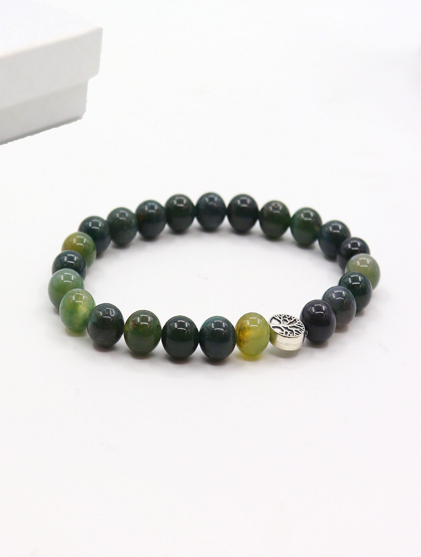 Blessings Bead Bracelet: Tree Agate