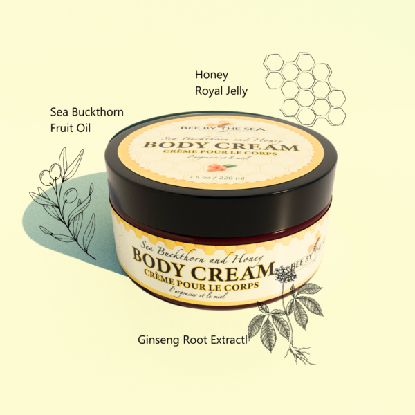 Bee by the Sea: Body Cream Jar