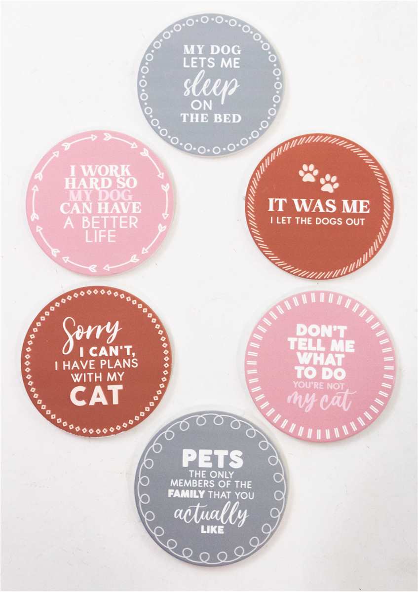 Pet Lover Ceramic Coaster