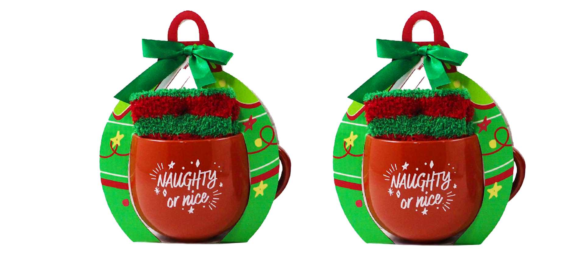 Christmas Mugs with Socks