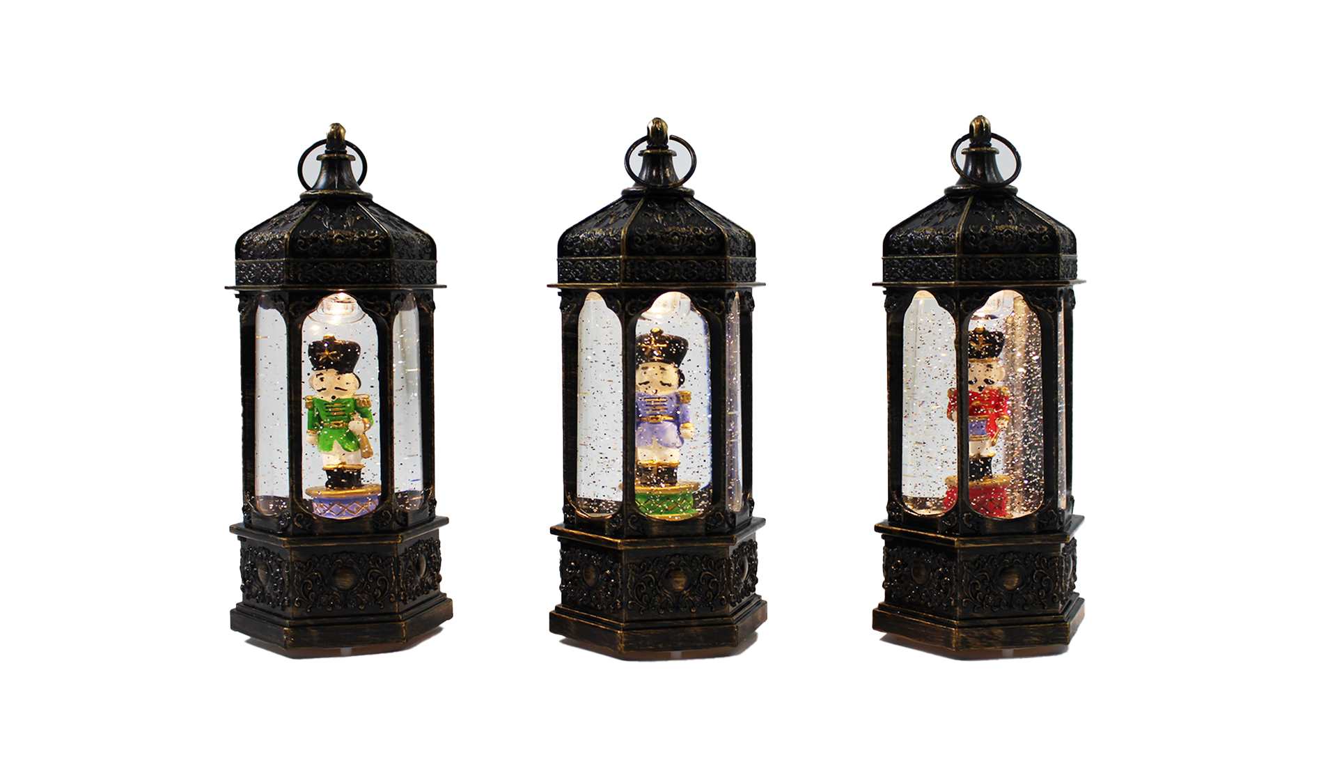 Mini Nutcracker Snow Globe