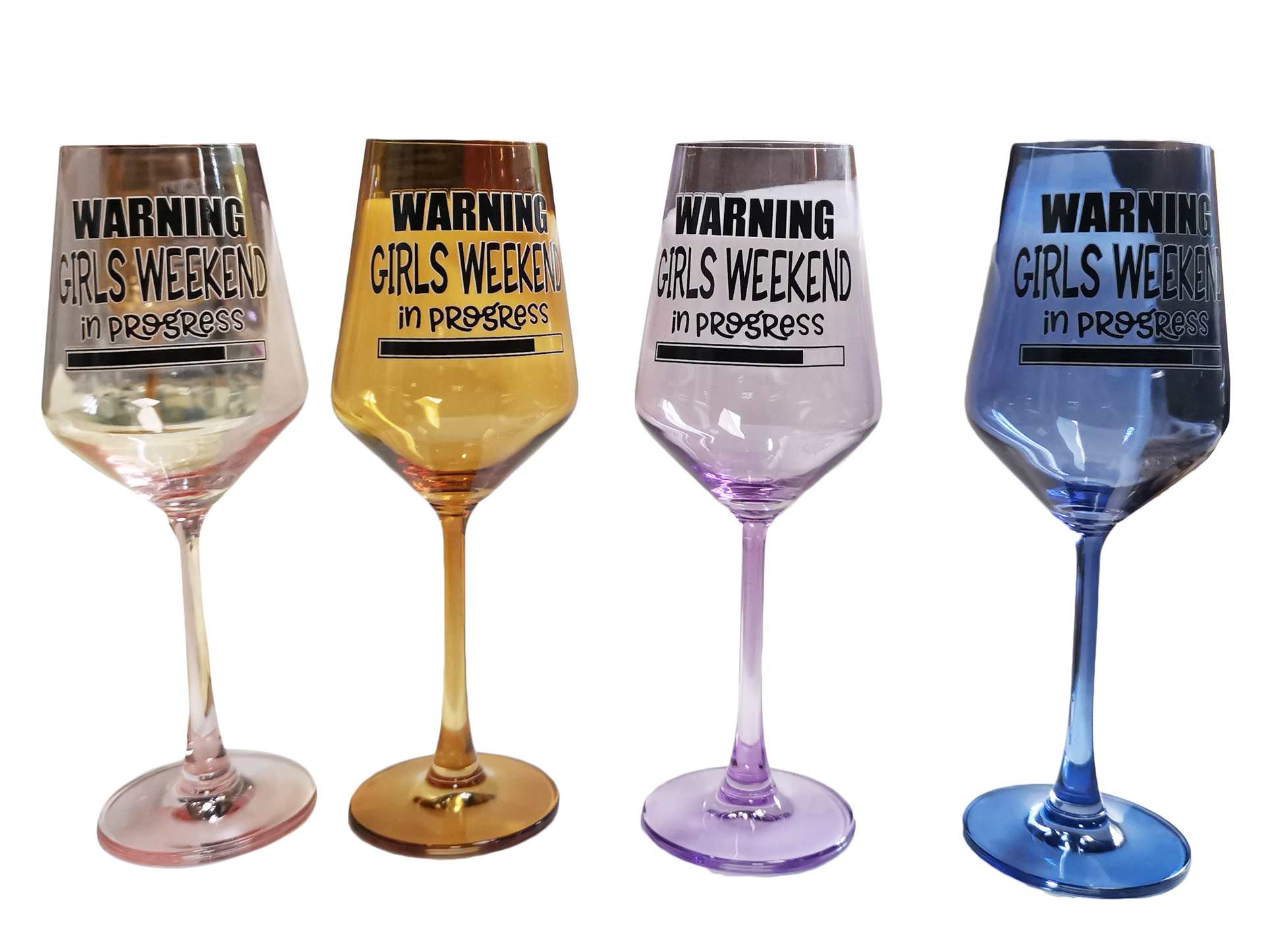 Girls Weekend Wine Glasses