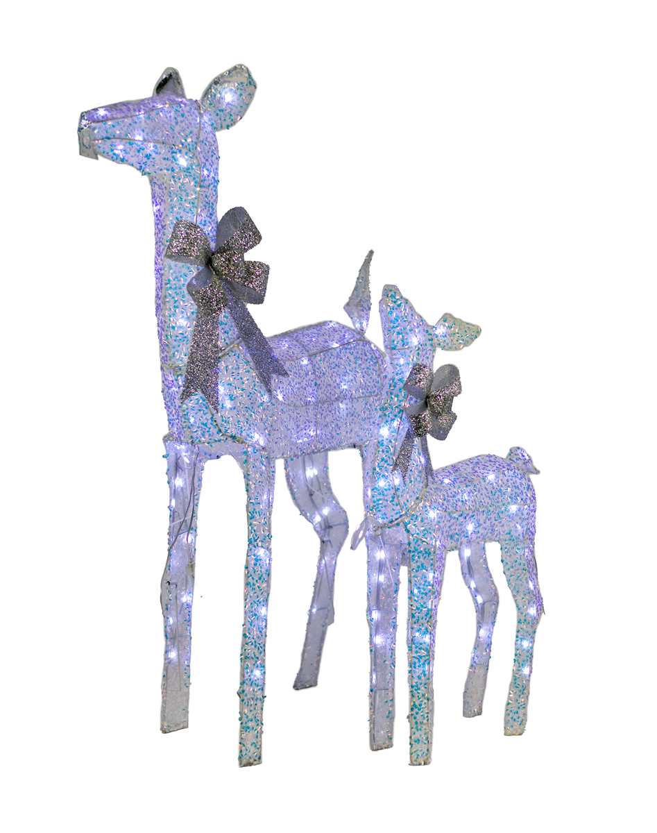 Light-up Deer Family
