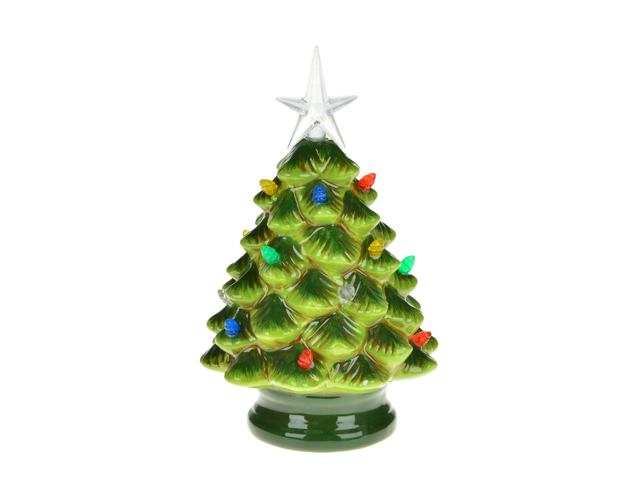 Ceramic Christmas Tree with LED Lights