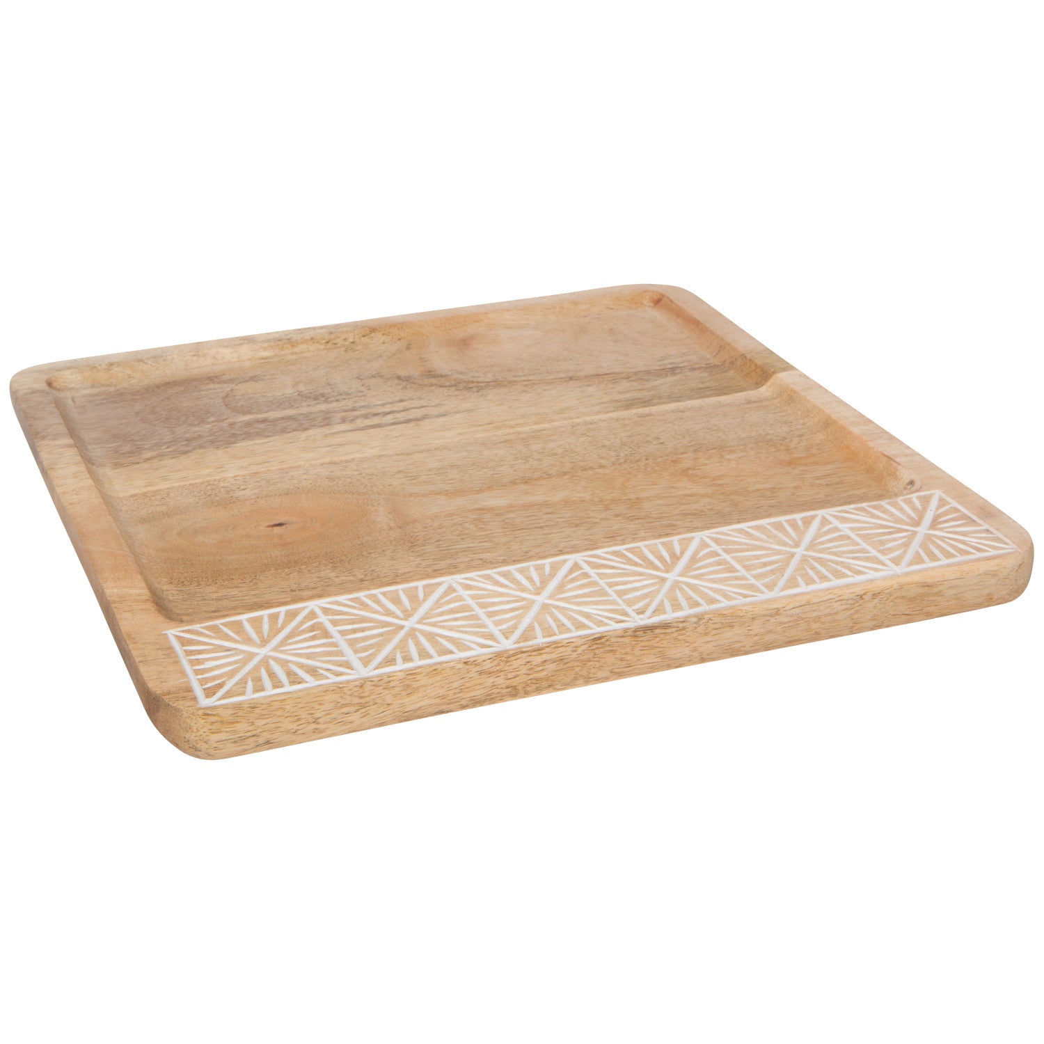 Nosh Mango Wood Serving Platter