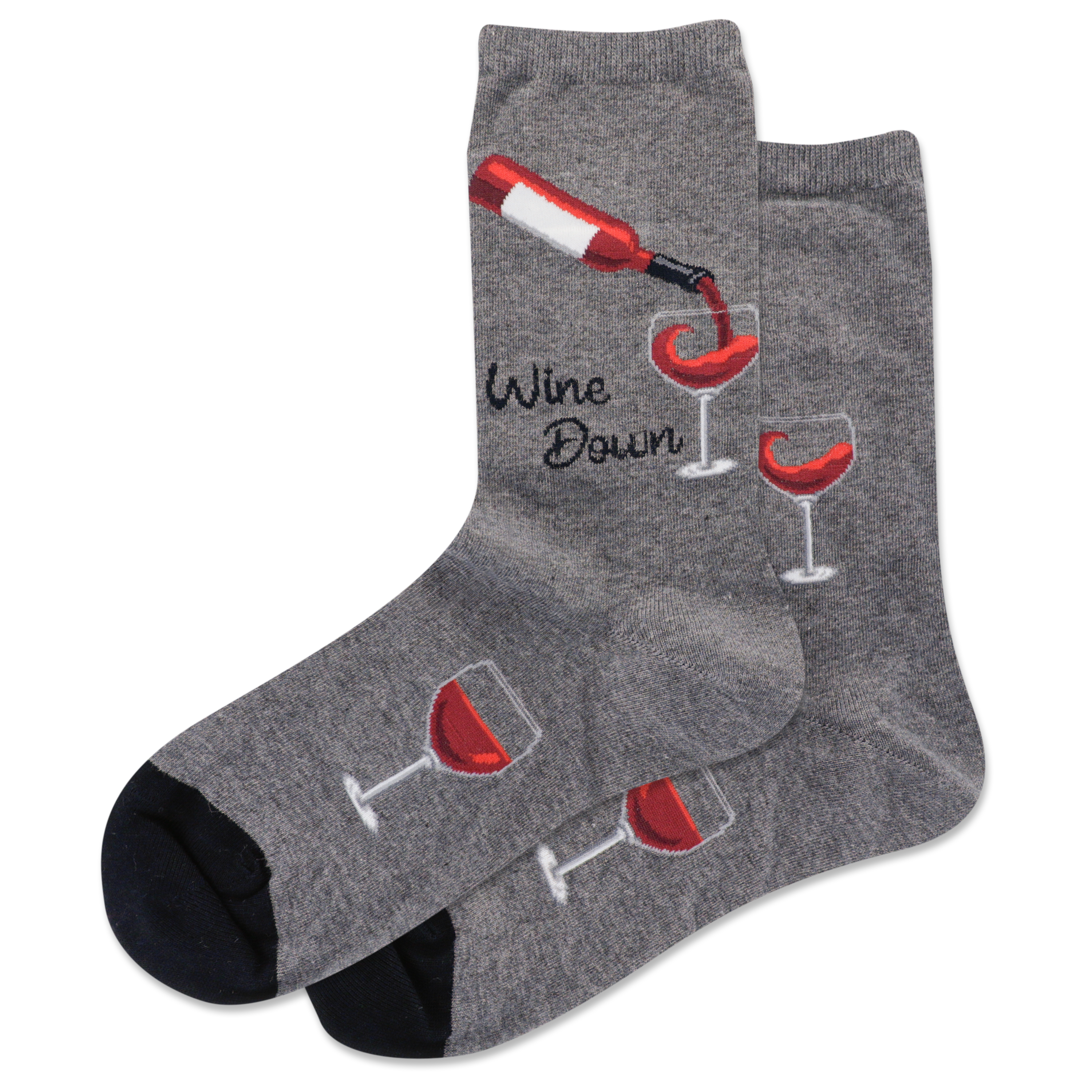 Hot Sox Ladies Sock-Wine Down