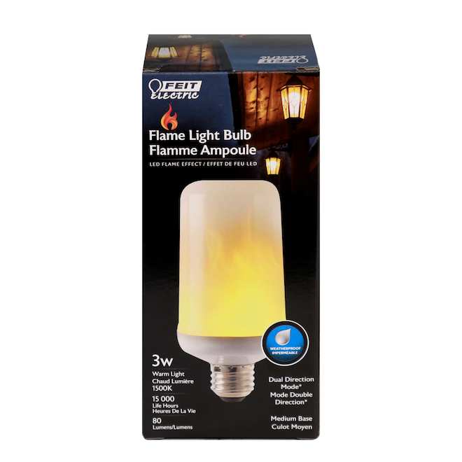 Flame Light Bulb