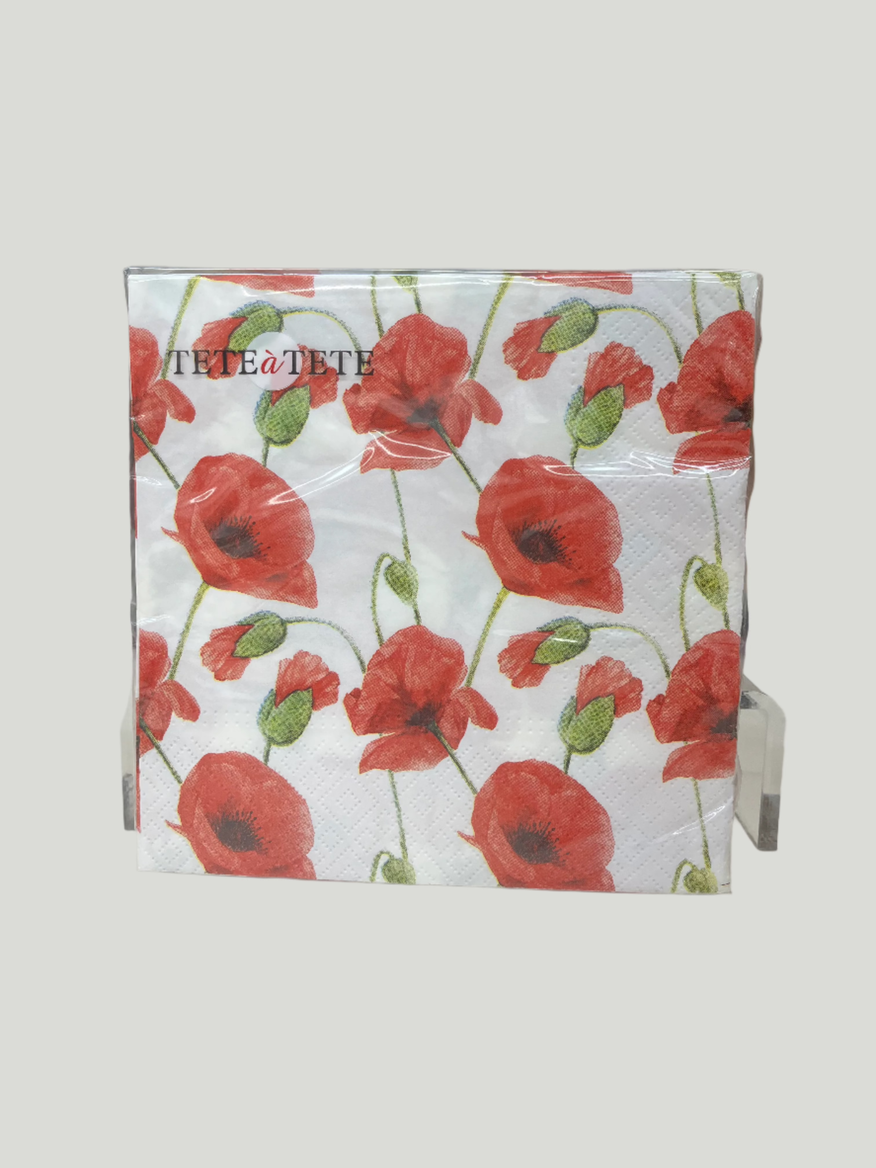 Red Poppy Paper Napkins