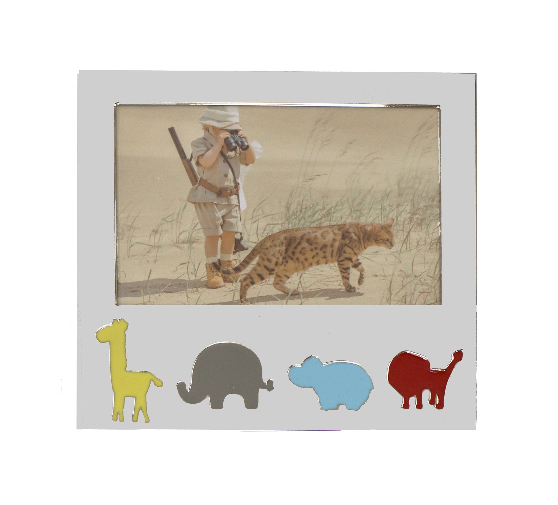 Silver Toned Animal Frame