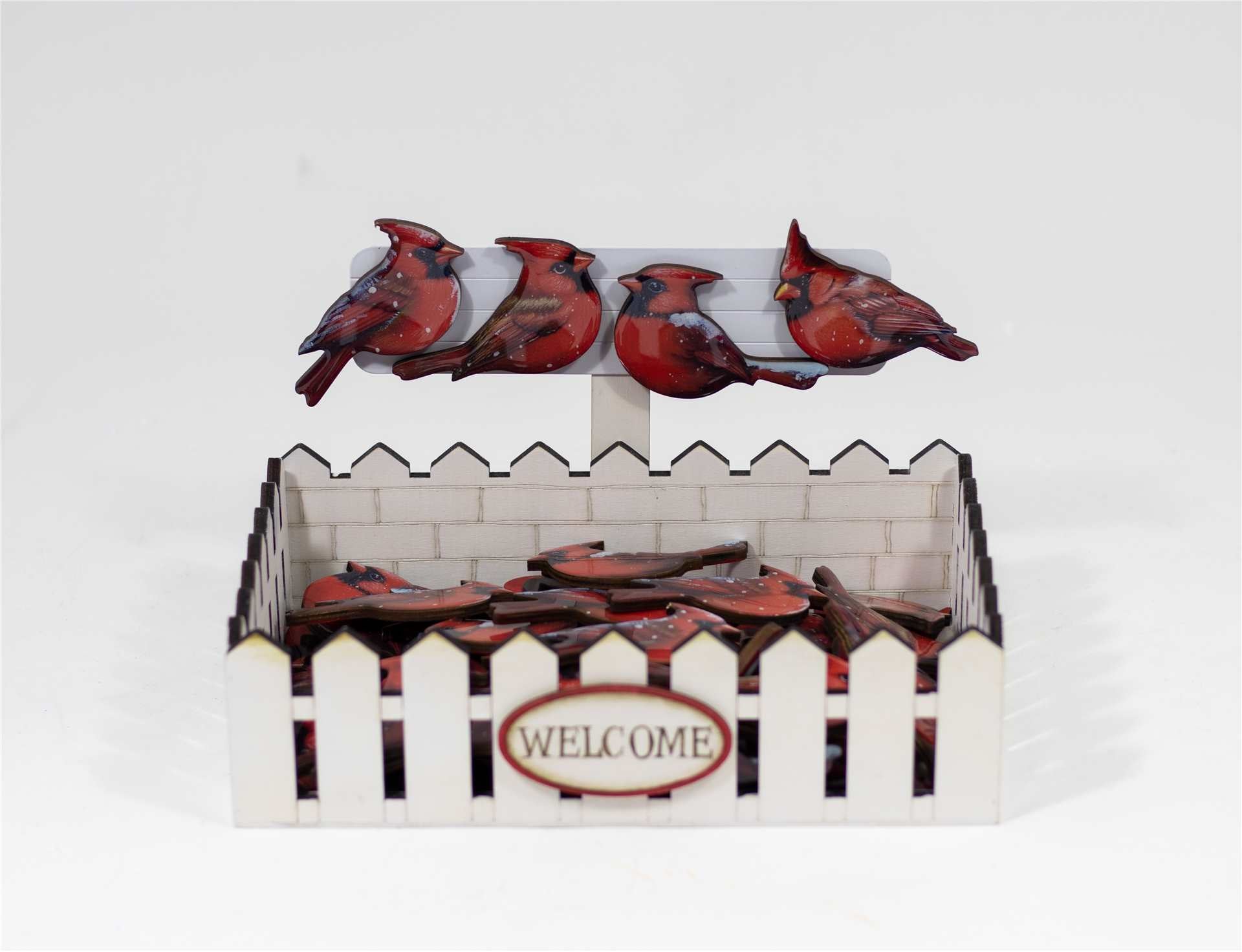 High Gloss Cardinal Magnet