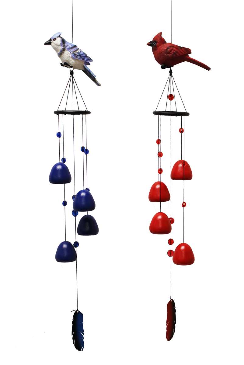 Cardinal or Blue Jay Wind Chime