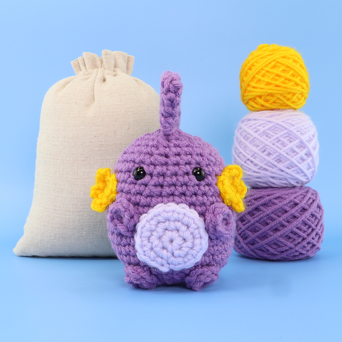 Crochet Kit: Lottie The Axolotl