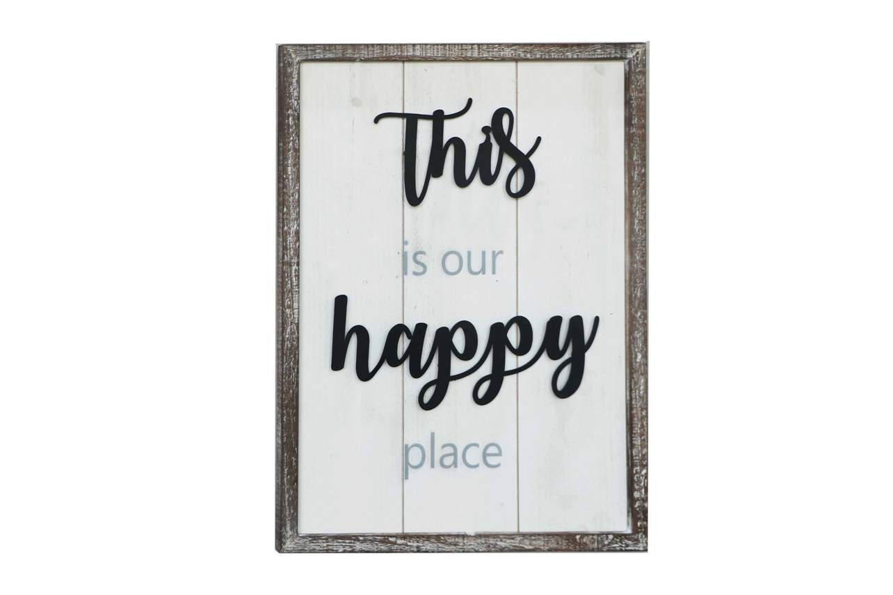 This Is Our Happy Place Sign