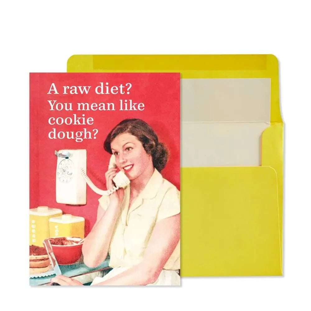 Birthday Card-Raw Diet?