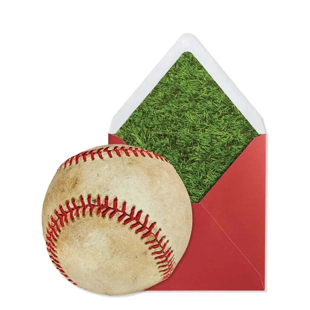 Birthday Card-Baseball Die-Cut