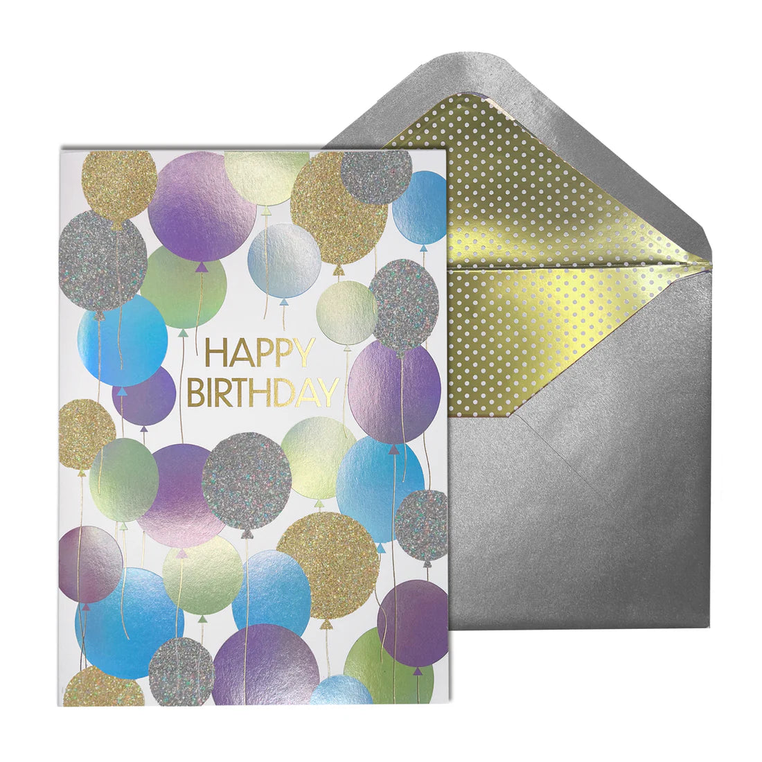 Happy Birthday Balloons Card