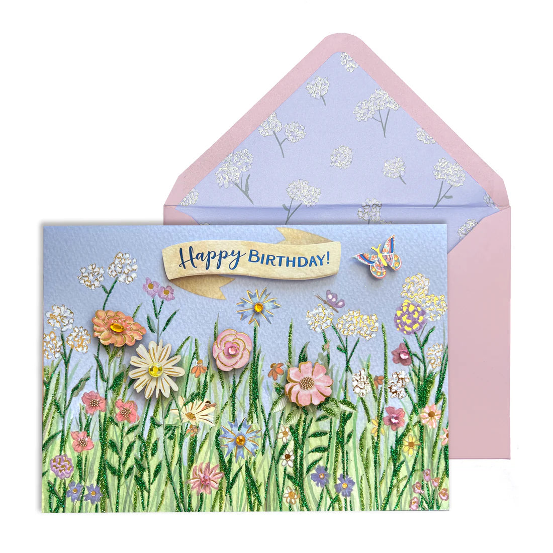 Birthday Card-Floral Meadow