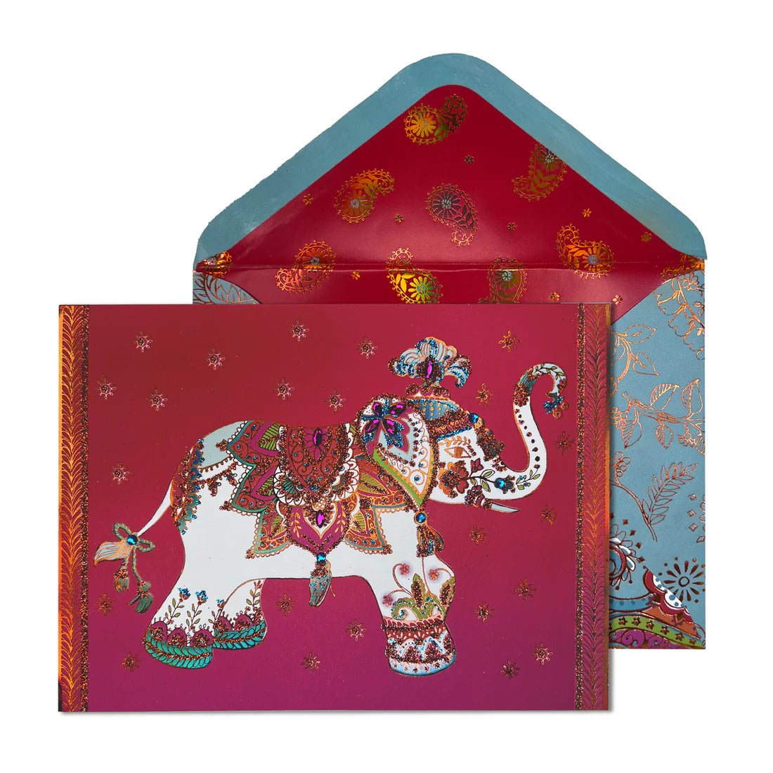 Birthday Card-Decorative Elephant