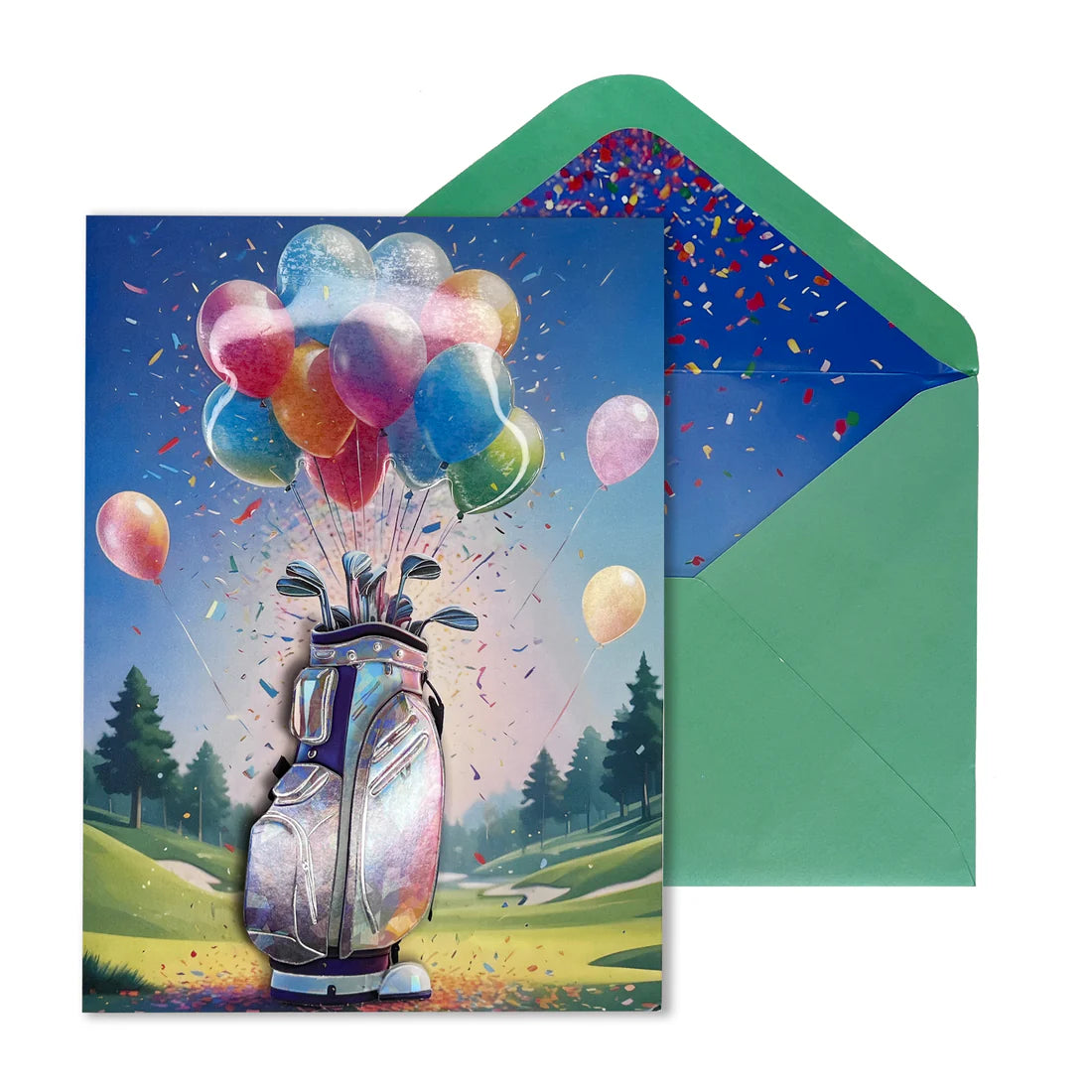Birthday Card-Golf Bag