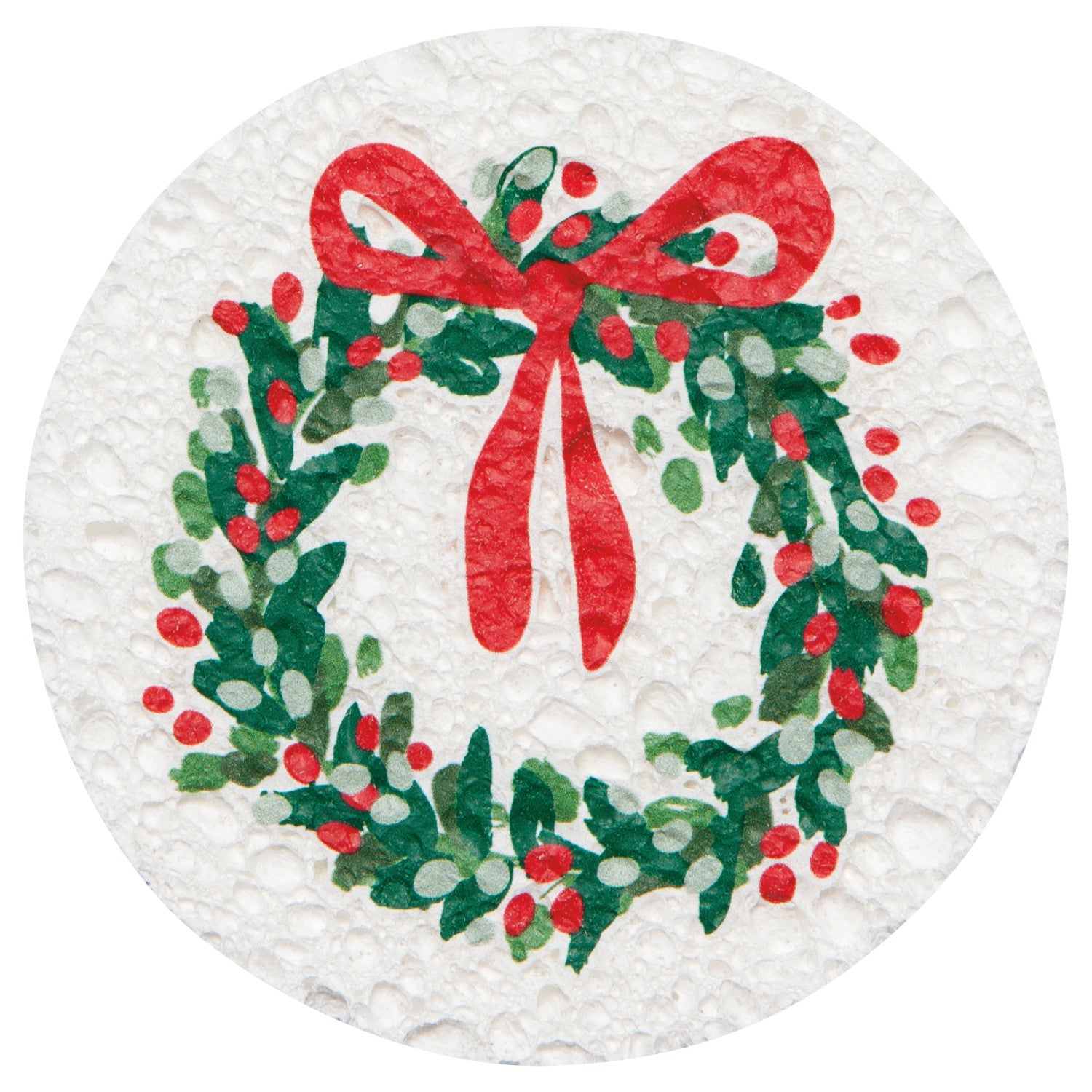 Compostable Dish Sponges-Christmas Design