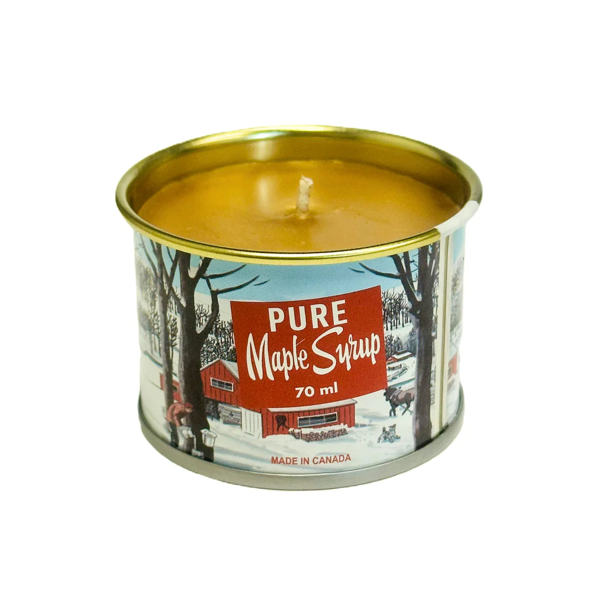 Maple Syrup Candle-Iconic Tin Can (70 ml)