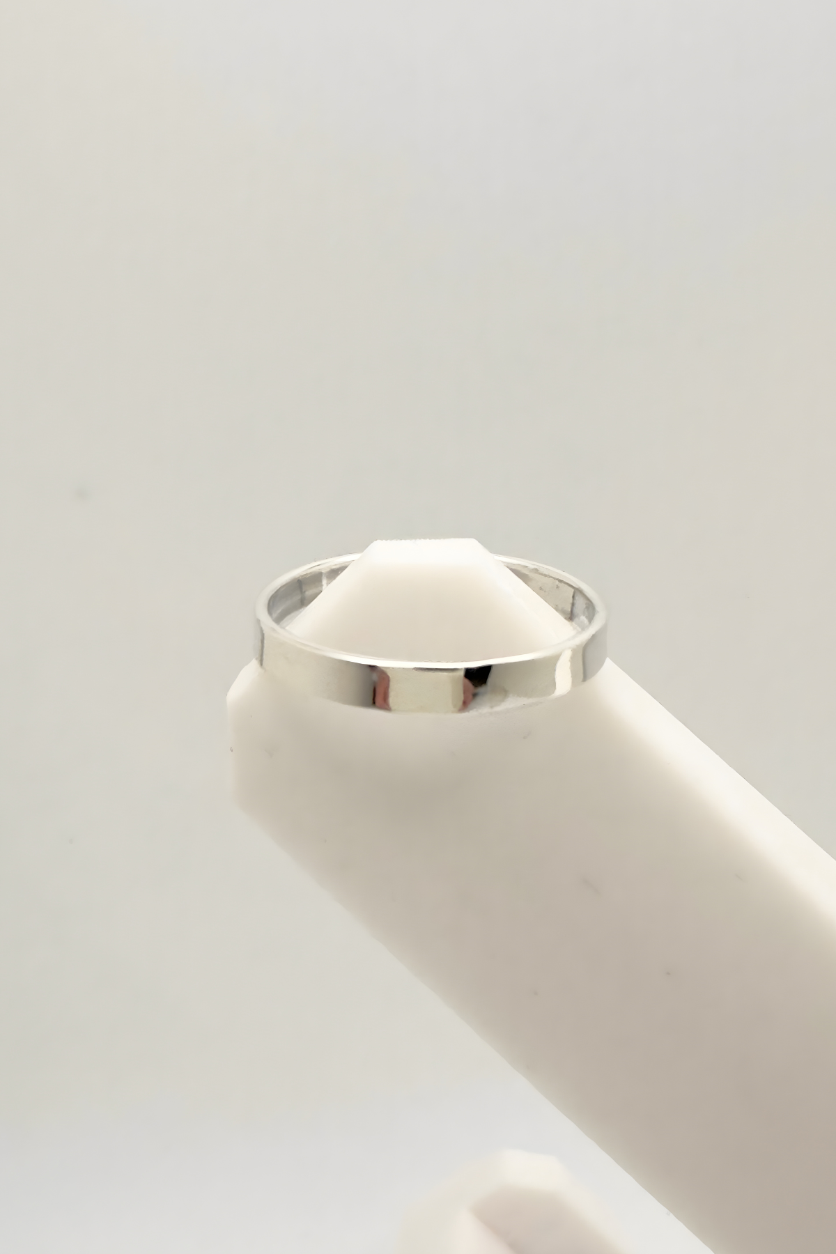 Minimalist Silver Band-Sleek and Stackable (Size 7)