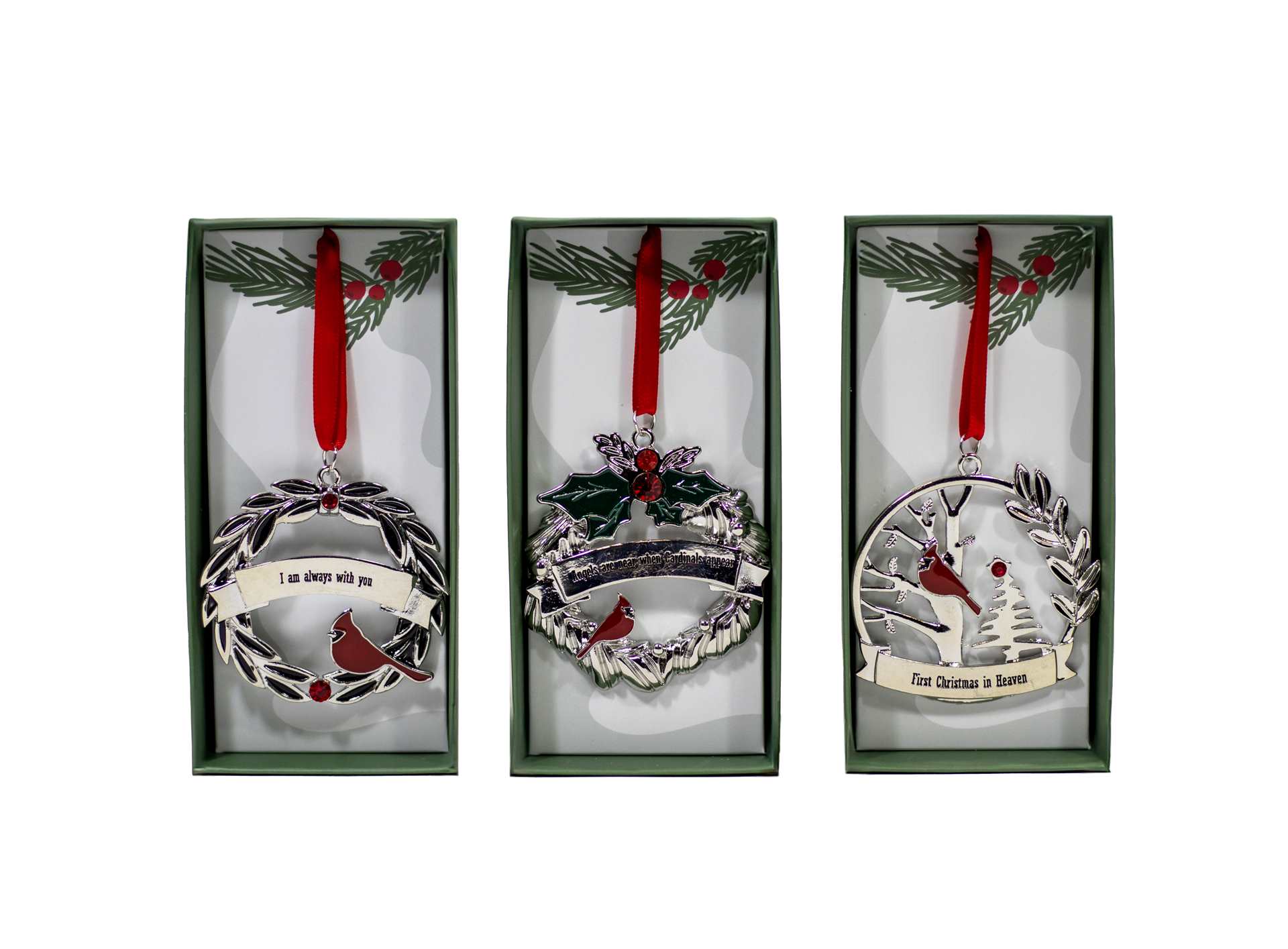 Cardinal Memorial Ornaments