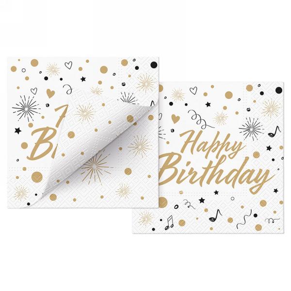 Happy Birthday Paper Napkins