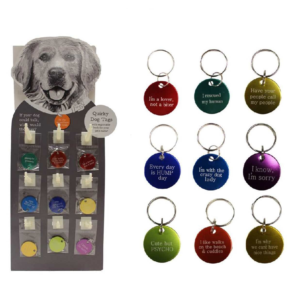 Quirky Dog Tags