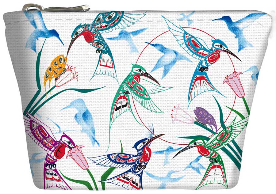 Indigenous Tote - Garden of Hummingbirds