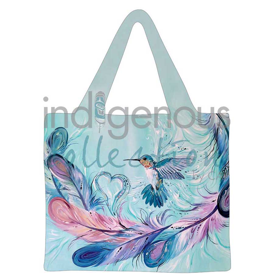Indigenous Collection Shopping Bag - Hummingbird Feathers