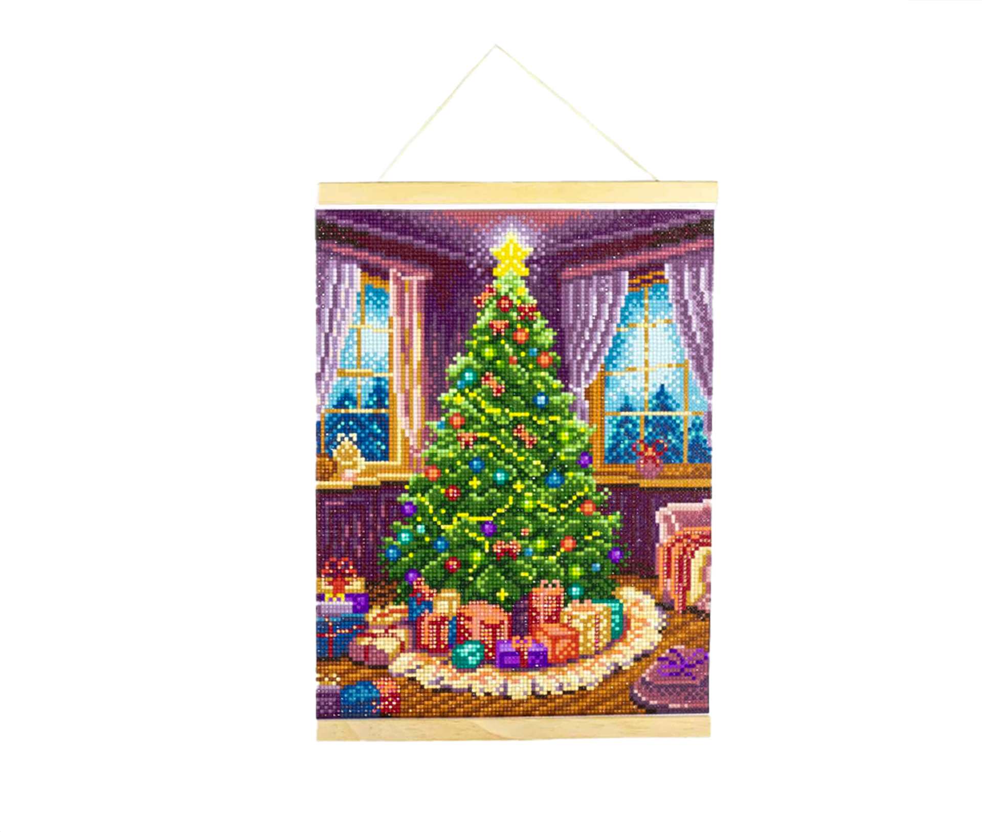 Diamond Art Christmas Tree Wall Art