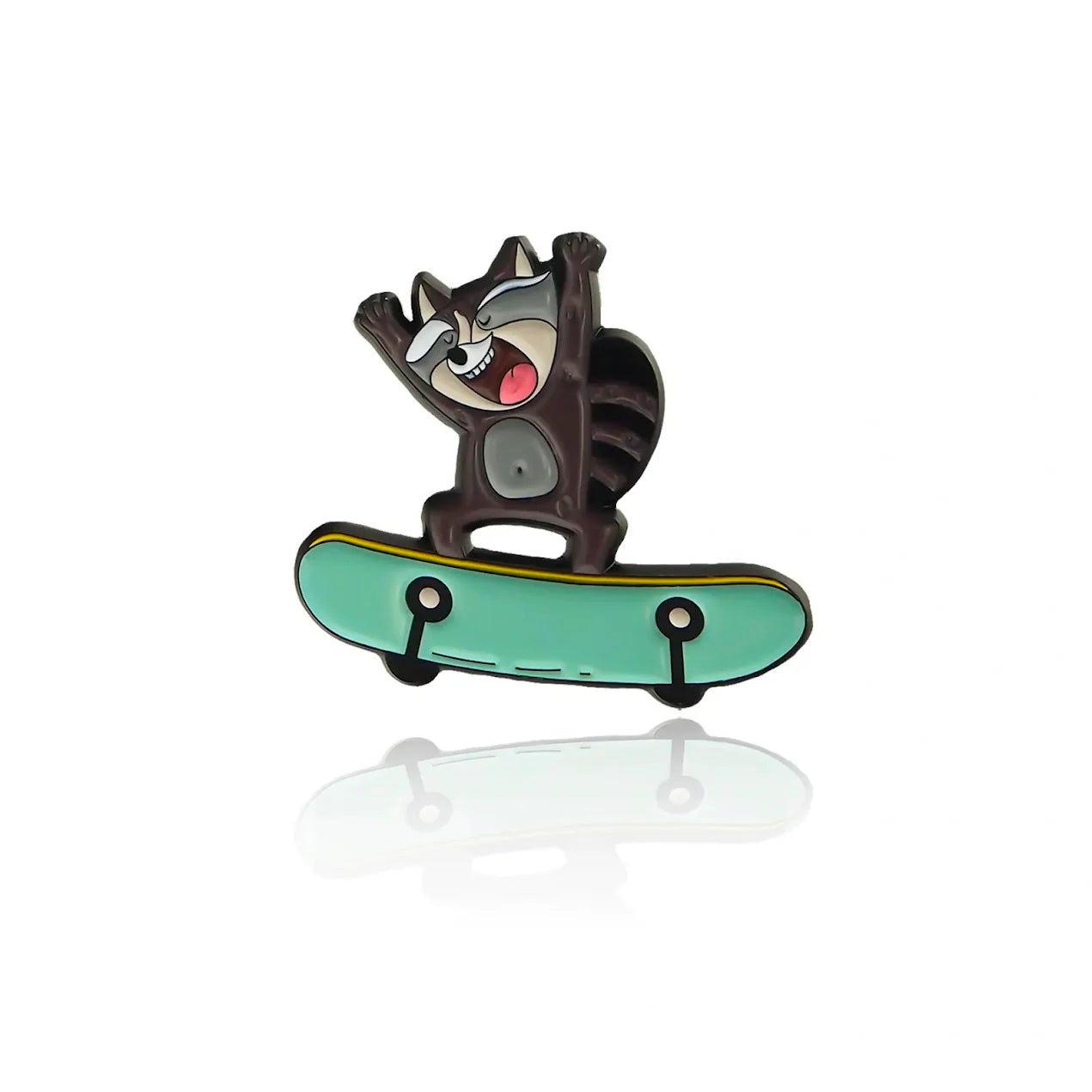 PinBox Enamel Pins: Raccoon Collection