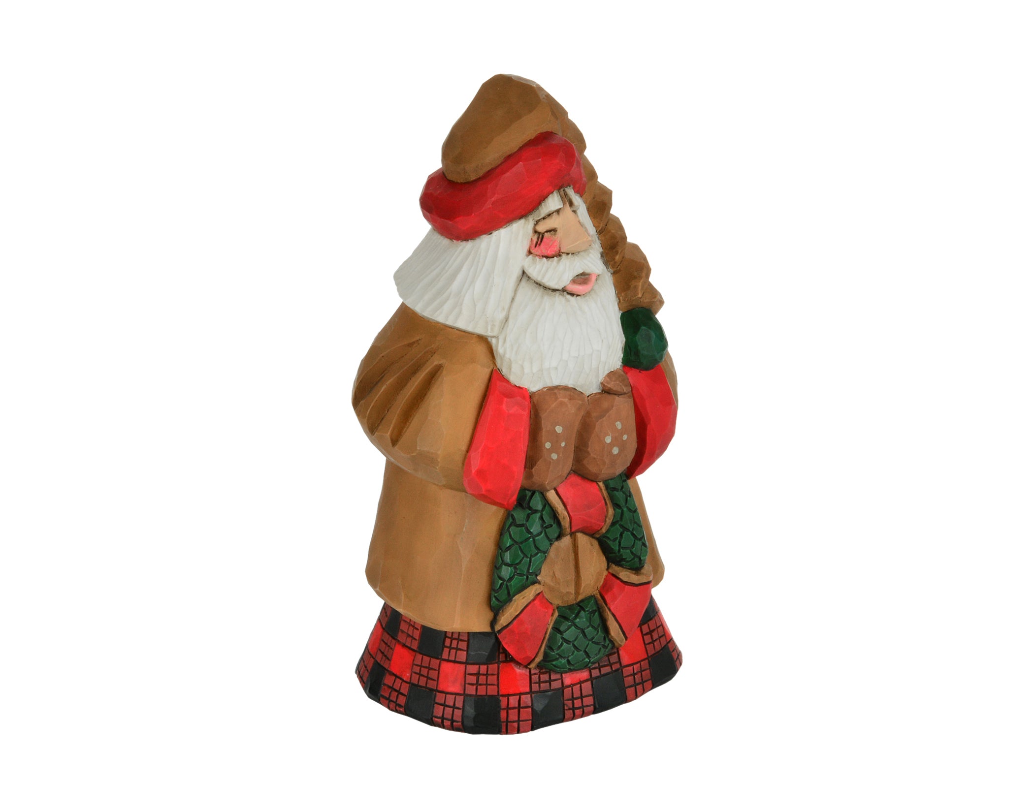 Wreath Santa: Cottage Carving