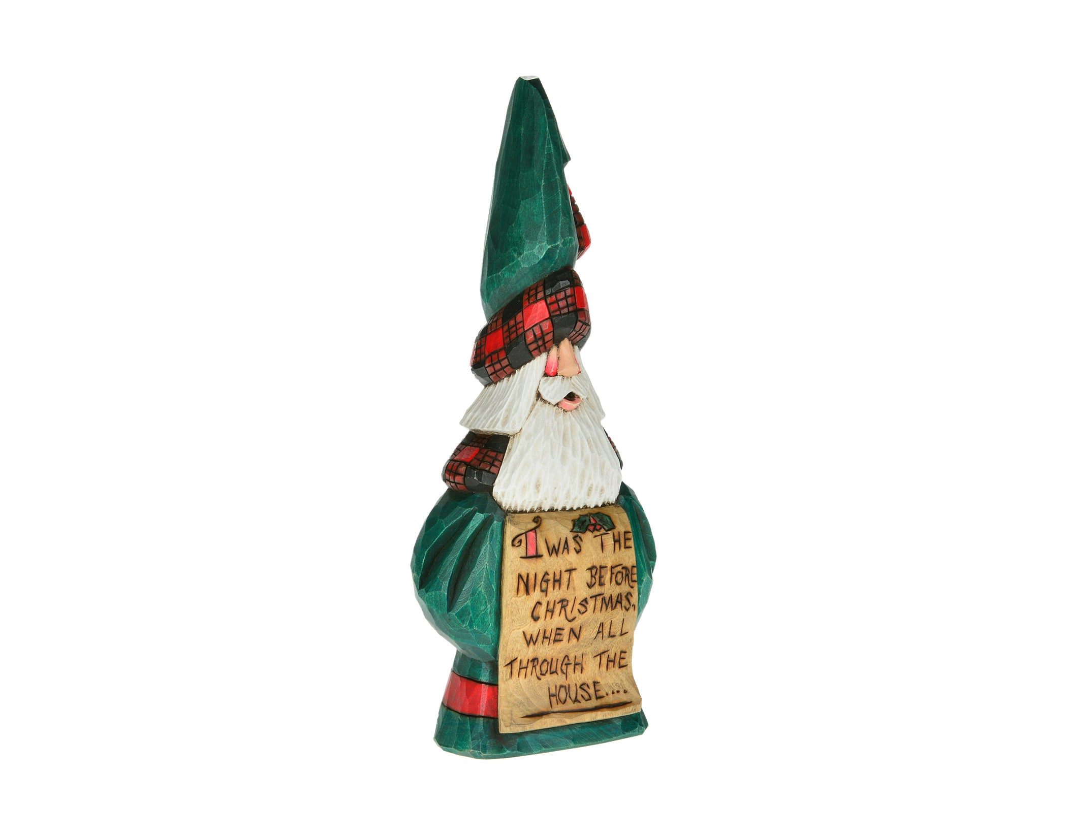 Twas The Night Before Tall Hat Santa: Cottage Carvings