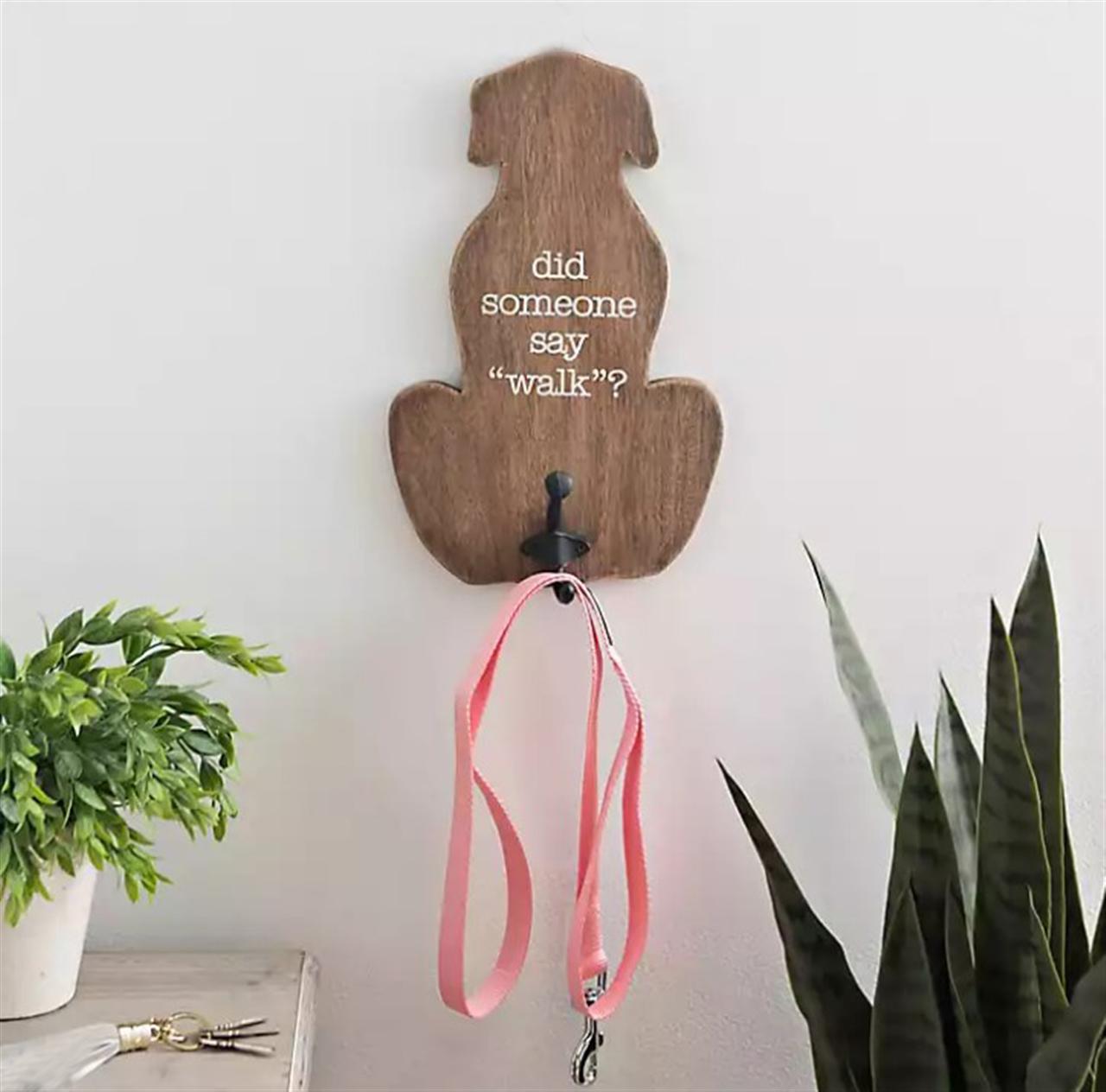 Dog Silhouette Leash Hanger