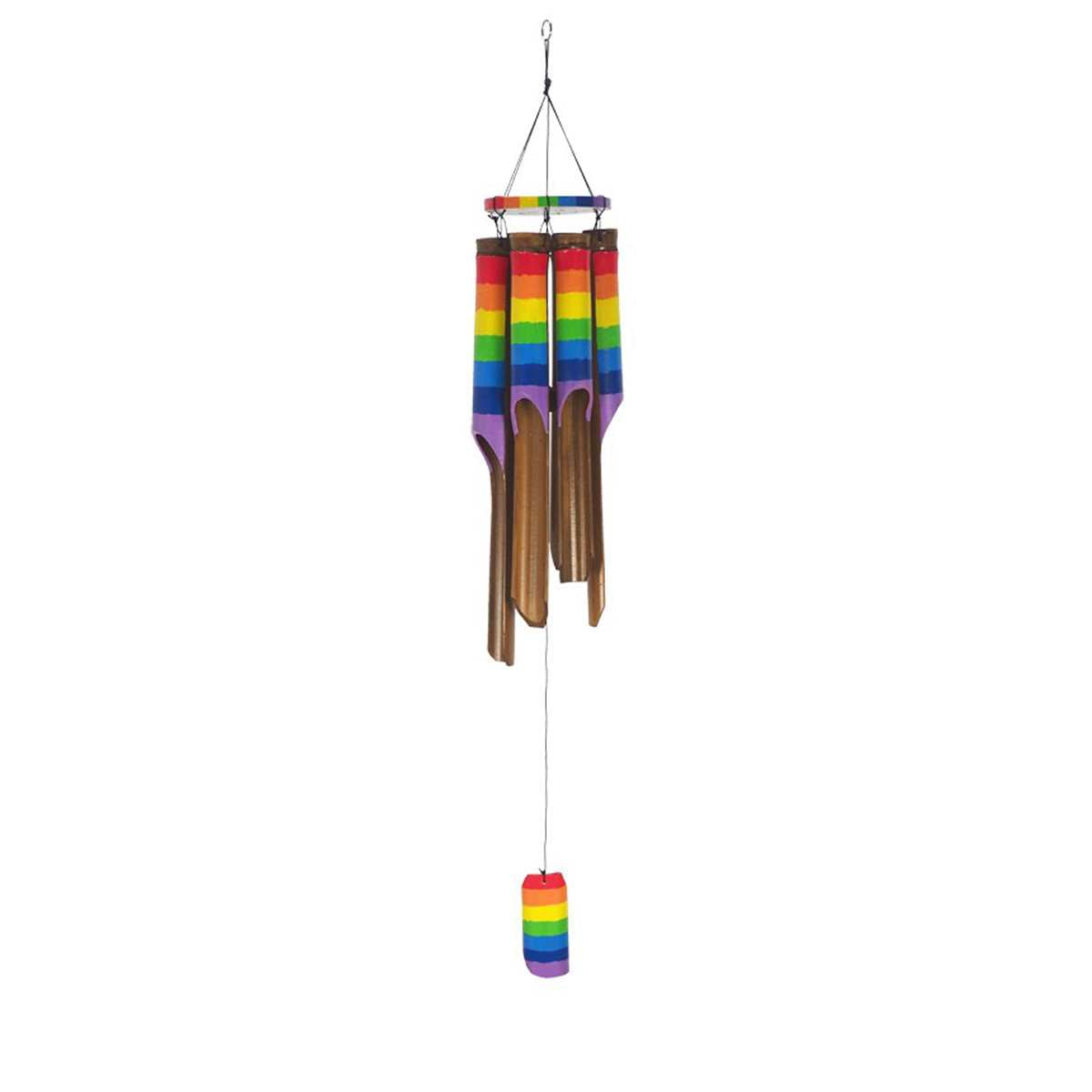 Rainbow Bamboo Wind Chime