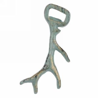 Grey-Green Antler Bottle Opener