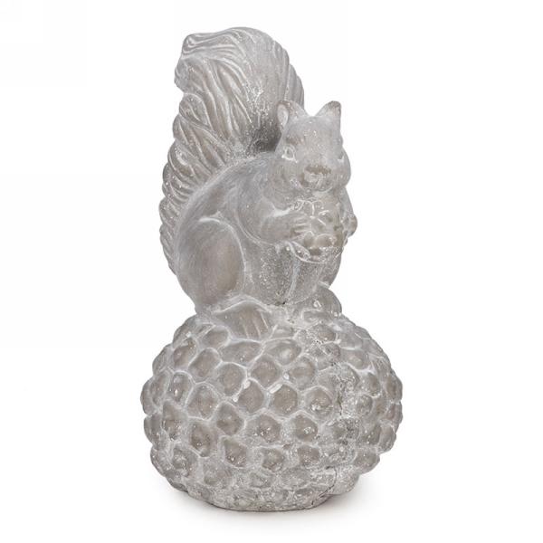 Squirrel on a Pinecone