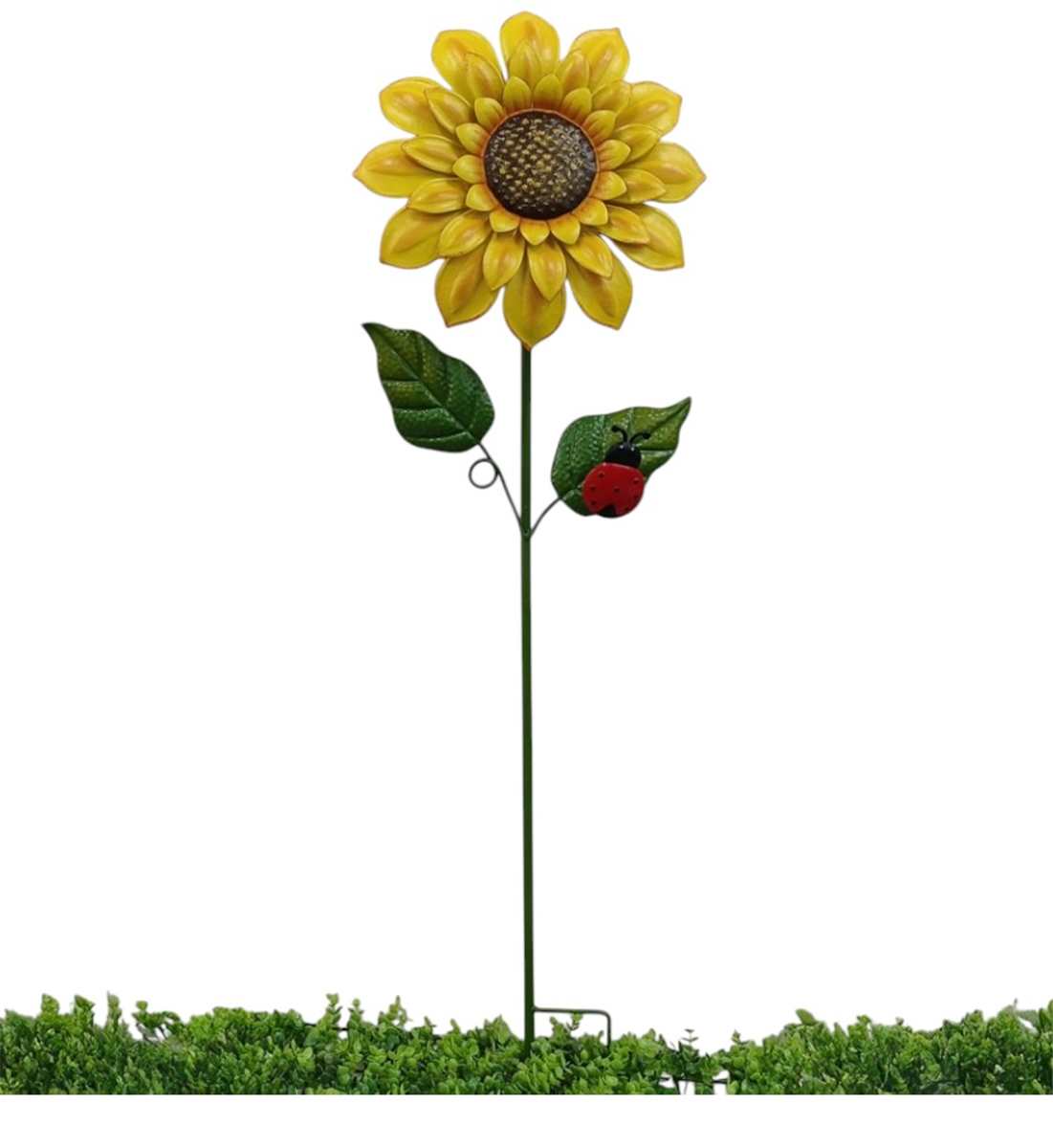 Yellow Sunflower Garden Stake