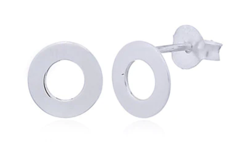 Circle Stud Earrings