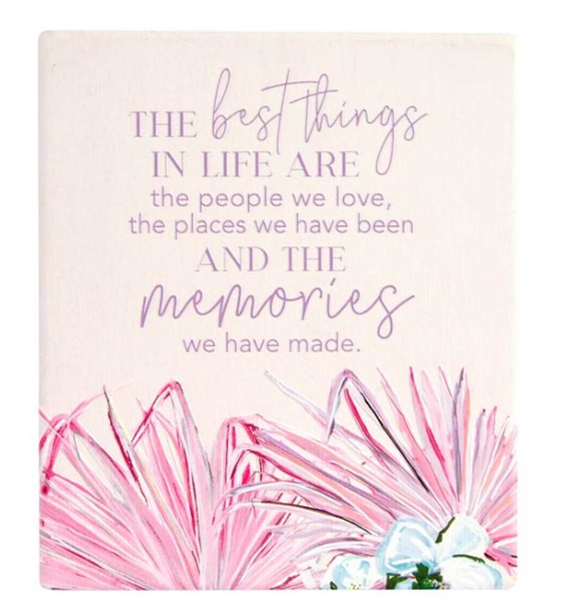 Memories Table Plaque