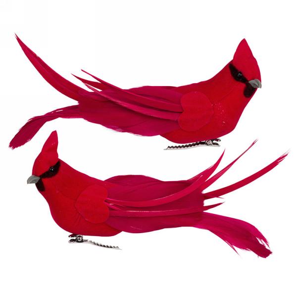 Clip on Cardinal Decoration